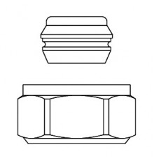 Набор присоединительный со стяжным кольцом, Oventrop, Ofix CEP, 14 мм, латунь, для наружной резьбы G 3/4