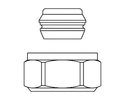 Набор присоединительный со стяжным кольцом, Oventrop, Ofix CEP, 14 мм, латунь, для наружной резьбы G 3/4