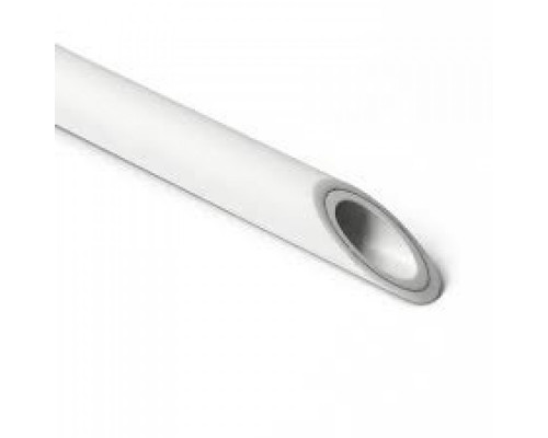 Труба PP-ALUX, арм. алюминием, PN 25, 90 MM (белый)