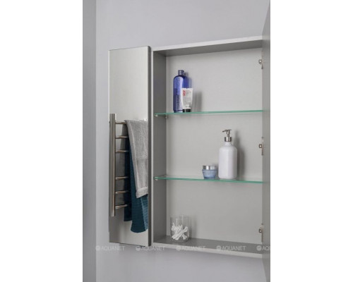Зеркало-шкаф Aquanet Алвита 90 серый антрацит
