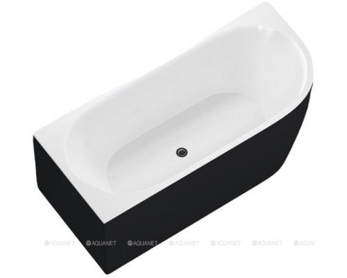Акриловая ванна Aquanet Family Elegant A 180x80 3805N Gloss Finish (панель Black matte)