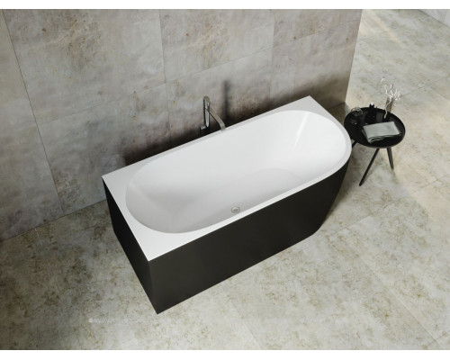 Акриловая ванна Aquanet Family Elegant A 180x80 3805N Gloss Finish (панель Black matte)