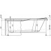 Фронтальная панель для ванны Aquanet West NEW/Nord NEW/Light/Corsica/Medea 150 черная