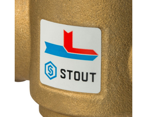 STOUT SVM-0030 Термостатический смесительный клапан G 1)4 1/4 НР 55°С