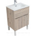Мебель для ванной Aquanet Алвита New 60 1 ящик, 2 дверцы, дуб веллингтон белый