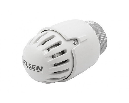 Термостатическая головка, ELSEN, чувствительный элемент-жидкостный, M30x1,5, диапазон регулирования, °С-8-32, белый