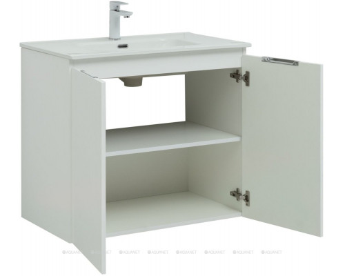 Мебель для ванной Aquanet Алвита New 80 2 дверцы, белый матовый