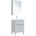 Мебель для ванной Aquanet Алвита New 60 1 ящик, 2 дверцы, серый