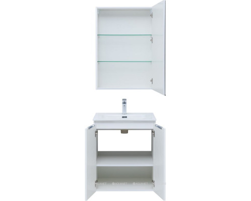 Мебель для ванной Aquanet Алвита New 60 2 дверцы, белый матовый
