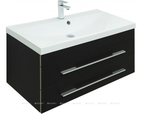 Мебель для ванной Aquanet Верона 90 черный матовый