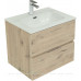 Мебель для ванной Aquanet Алвита New 60 2 ящика, дуб веллингтон белый