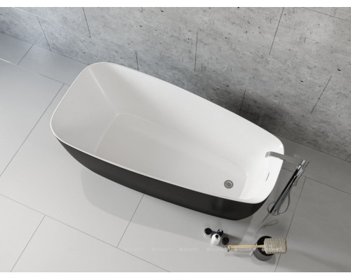 Акриловая ванна Aquanet Family Trend 170x78 90778 Matt Finish (панель Black matte)