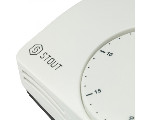 STOUT STE-0002 Термостат комнатный электронный WFHT-DUAL включ. дистанционный датчик «в пол» L=3 м