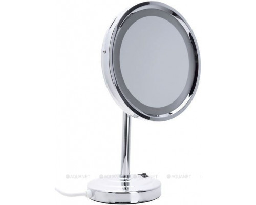 Косметическое зеркало Aquanet 2209D (21.5 см, с LED-подсветкой)