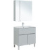 Мебель для ванной Aquanet Алвита New 80 1 ящик, 2 дверцы, серый