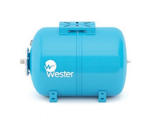 Мембранный бак для водоснабжения горизонтальный Wester WAO80