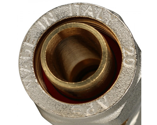 STOUT Муфта соединительная переходная 20x16 для металлопластиковых труб винтовой