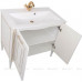 Мебель для ванной Aquanet Паола 90 белый/золото (литьевой мрамор)