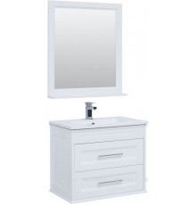 Комплект мебели для ванной Aquanet Бостон М 80 белый матовый