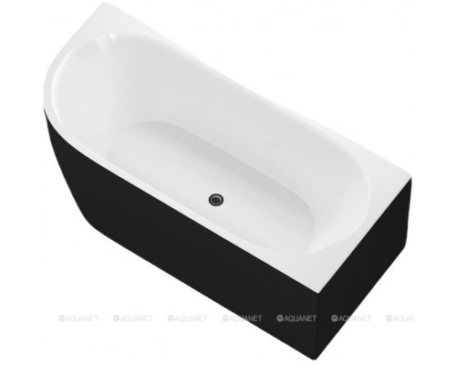 Акриловая ванна Aquanet Family Elegant B 180x80 3806N Matt Finish (панель Black matte)