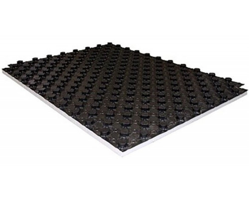 Плита, ELSEN, для тёплого пола с бобышками и плёнкой, 20/0,8-1,1, толщина изоляции, мм-20, ширина, м-0,8, длина, м-1.1, пенополистирол, цвет-чёрный, упаковка 12,32 м2 (14 штук)