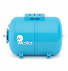 Мембранный бак для водоснабжения горизонтальный Wester WAO100