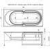 Фронтальная панель для ванны Aquanet Tea 180