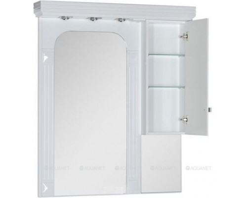 Зеркало-шкаф Aquanet Фредерика 100 белый