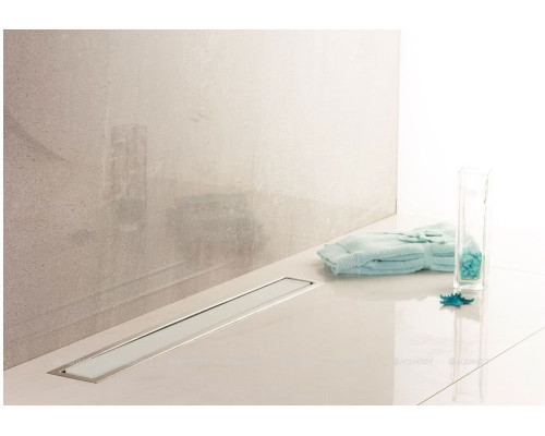 Душевой лоток Pestan Confluo Premium White Glass Line 13000281, 450мм