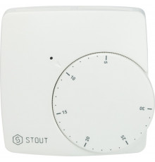 STOUT STE-0002 Проводной электронный термостат WFHT-BASIC со светодиодом