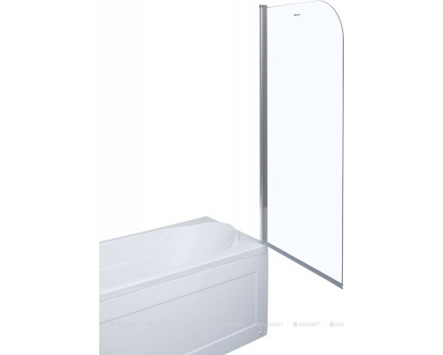 Шторка для ванны Aquanet SG-750, прозрачное стекло