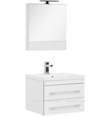 Комплект мебели для ванной Aquanet Верона 58 белый (подвесной 2 ящика)