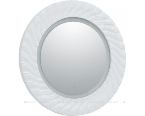 Зеркало Aquanet Милан 80 белый LED